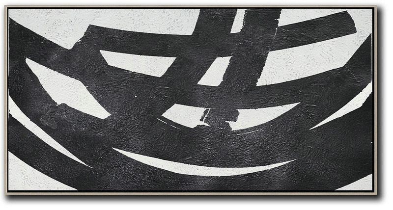 Canvas Wall Art,Oversized Panoramic Minimal Art On Canvas - Big Canvas Painting